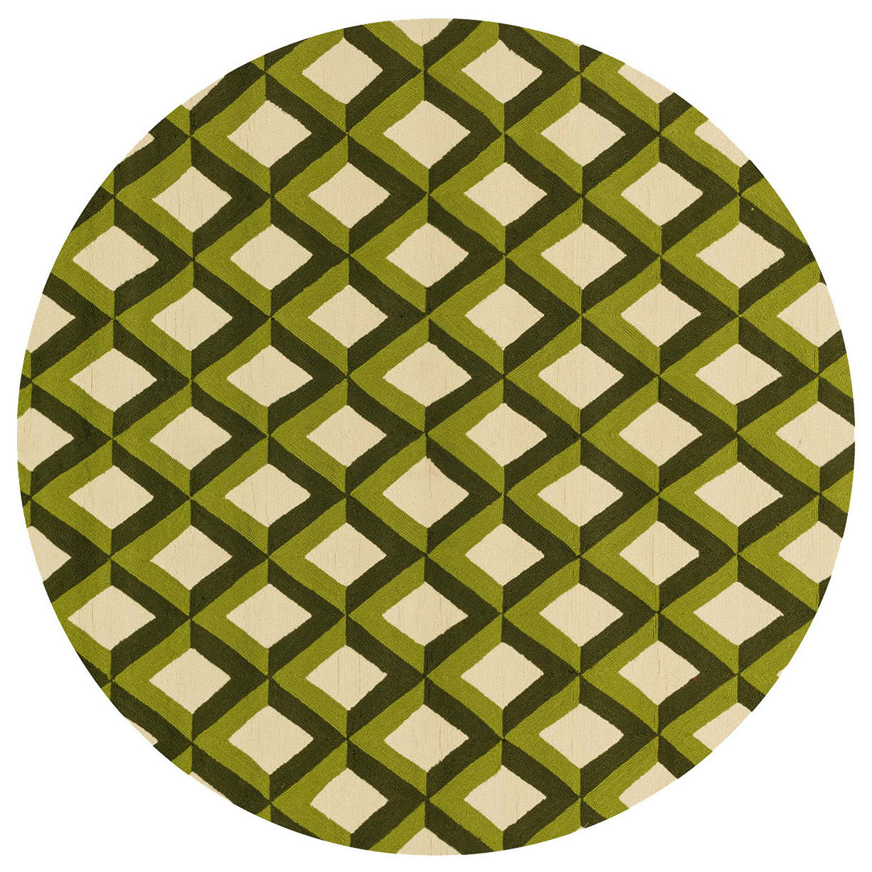 Hand Hooked Venice Beach Indoor/Outdoor Rug VENIVB-12GC00, 7'-10