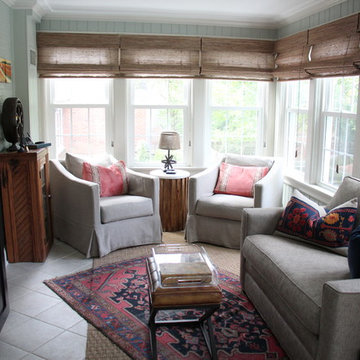 Midpark Manor//Living-Dining-Sumroom Interior Design