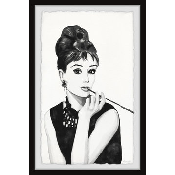 "Fabulous Shirley" Framed Painting Print, 16x24