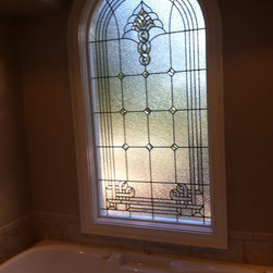 Bathroom Leaded Glass Window - Windows