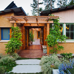 Entrance Pergola Houzz