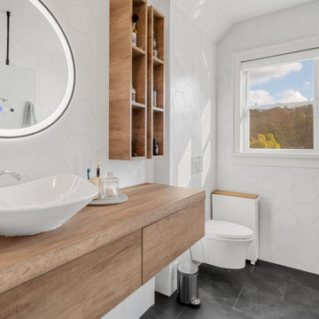 Fall Creek Basement Bath & Attic Remodel