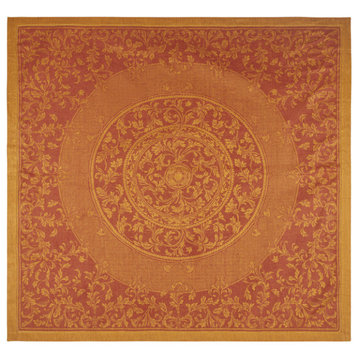 French Home Linen 71" x 112" Renaissance Tablecloth Warm Sienna and Saffron
