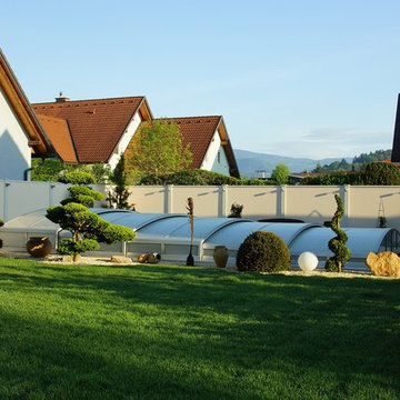 Umgestaltung der Außenanlage am Schwimmingpool