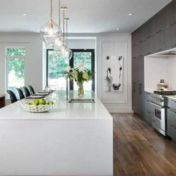 Organik Charm Hardwood Flooring - Kitchen