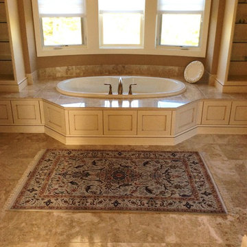 Oriental rug selections to complete multiple areas in newly completed home