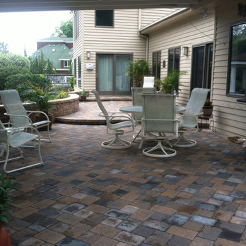Custom Patio with Pergola, Outdoor Grill