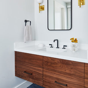 75 Beautiful Small Mid Century Modern Bathroom Pictures Ideas September 2020 Houzz,Living Room Simple Small Space Furniture Design
