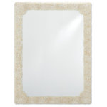 Currey and Company - Currey and Company 1000-0021 Leena - 49" Large Wall Mirror - The large version of the Leena Wall Mirror is coveLeena 49" Large Wall Natural Clam Rose Sh *UL Approved: YES Energy Star Qualified: n/a ADA Certified: n/a  *Number of Lights:   *Bulb Included:No *Bulb Type:No *Finish Type:Natural Clam Rose Shells/Mirror
