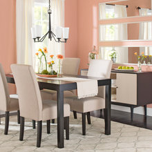 dining room pink