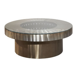 Infinity Bronze Tunnel Cocktail Table - Furniture