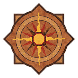 Oshkosh Designs - Del Sol Wood Deco - Floor Medallions And Inlays