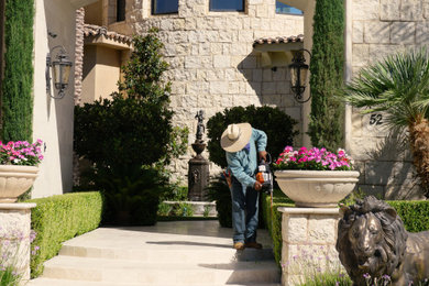 Inspiration for a mediterranean landscaping in Las Vegas.
