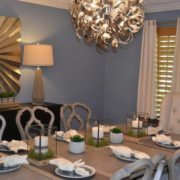 Coastal Glam Dining & Kitchen