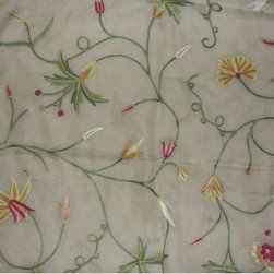 Crewel Fabrics - Home Decor