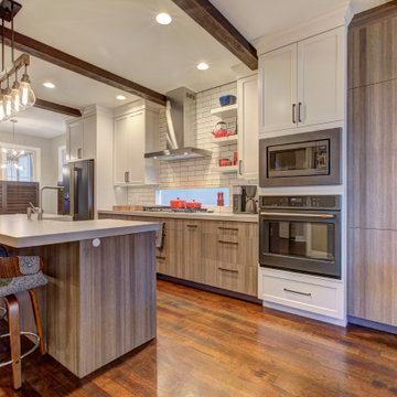 Contemporary Rustic Open Kitchen