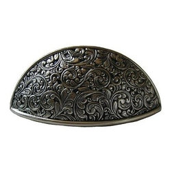 Inviting Home Inc. - Saddleworth Bin Pull, Bright Nickel - Cabinet And Drawer Handle Pulls