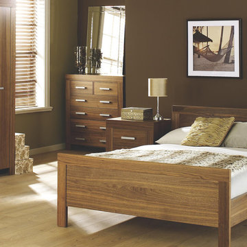 Contemporary Walnut Bedroom Furniture