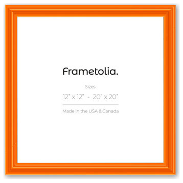 12" x 12" Orange Marmalade 2" Lavo Picture/Gallery Frame