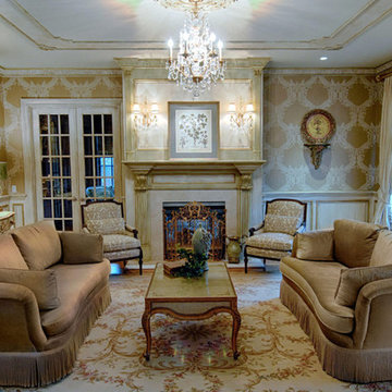 Stunning Living Room by Interior Designer Linda Caruso