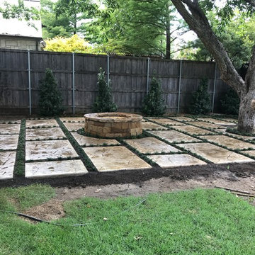 Elegant Dallas Custom Patio and Fire Pit