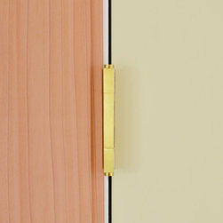 Square Barrel Brass Door Hinges - Hinges