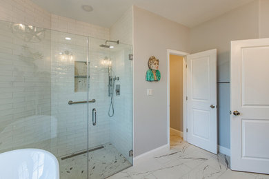 Master Bathroom In Potomac Falls, With Spa Like Bath Tube