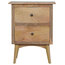 Console Table and 2 Nordic Style Bedside Tables, 3-Piece Set