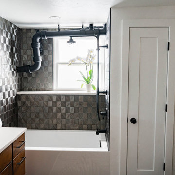Modern Industrial Bathroom Remodel