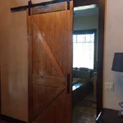 Pine Barn Door Slider - Interior Doors