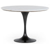 Powell Bistro Table-42"-White Marble