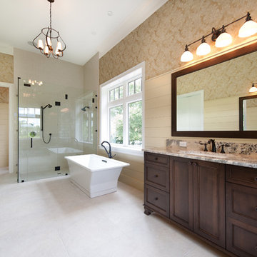 Coastal inspired estate sited on over one acre on Lake Butler in Windermere