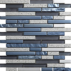 Quartz Grey Mosaic Tiles - Direct Tile Warehouse - モザイクタイル