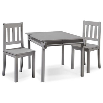 Sorelle Imagination Table and Chair Set in Gray