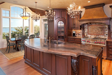 Elegant kitchen photo in Minneapolis