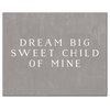 Dream Big Sweet Child 20x16 Canvas Wall Art