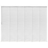 Chauky White 6-Panel Track Extendable Vertical Blinds 98-130"W