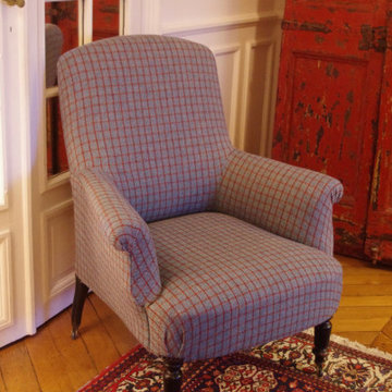 Fauteuil anglais de salon