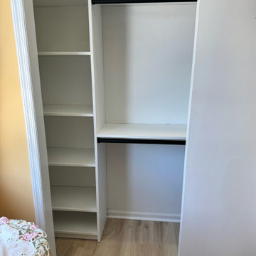 Reach-in closet