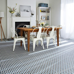Henley Cool Patterned Ceramic Tile - Flooring