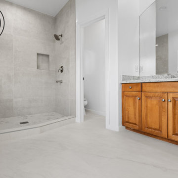 Contemporary Bathroom Remodel by NextGen Home Builders in Manhattan Beach, CA