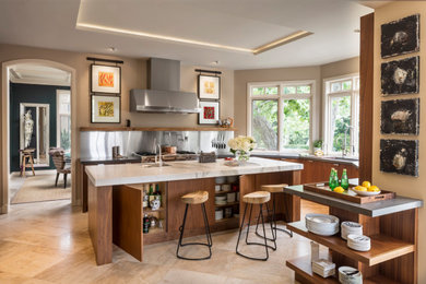 Minimalist kitchen photo in San Diego