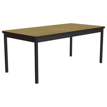 Correll 30"W x 72"D High Pressure Library Table in Fusion Maple