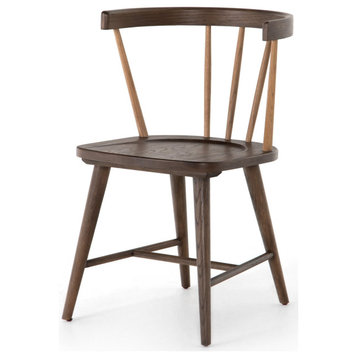Naples Light Cocoa Oak Dining Chair Set Of 2