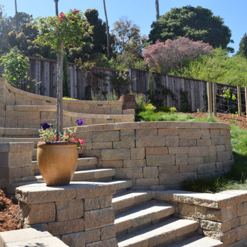Mediterranean Backyard Transformation - Tiburon, CA