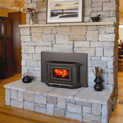 Pacific Energy Super Series 24'' x 21'' Wood Burning Insert Fireplace - Indoor Fireplaces