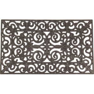 Unbelievable Mats 18 X 30 Rubber Cast Iron Bronze Door Mat