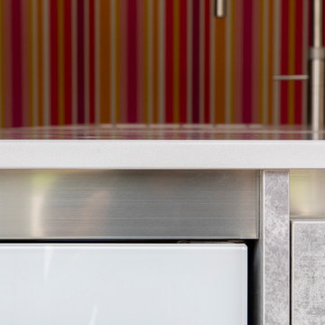 Bright Modern Kitchen Design for New Build in Lyndhurst
