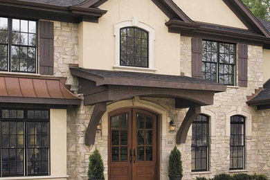 Example of a classic exterior home design in Other