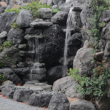 Rock Waterfall in the front entrance